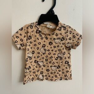 4/30$ H&M X Hello Kitty short sleeve 4-6 months